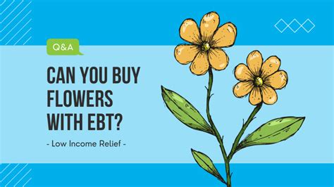 can i buy flowers with ebt