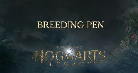 how to get breeding pen hogwarts legacy: Exploring Exotic Creatures and Their Habitats in the Wizarding World